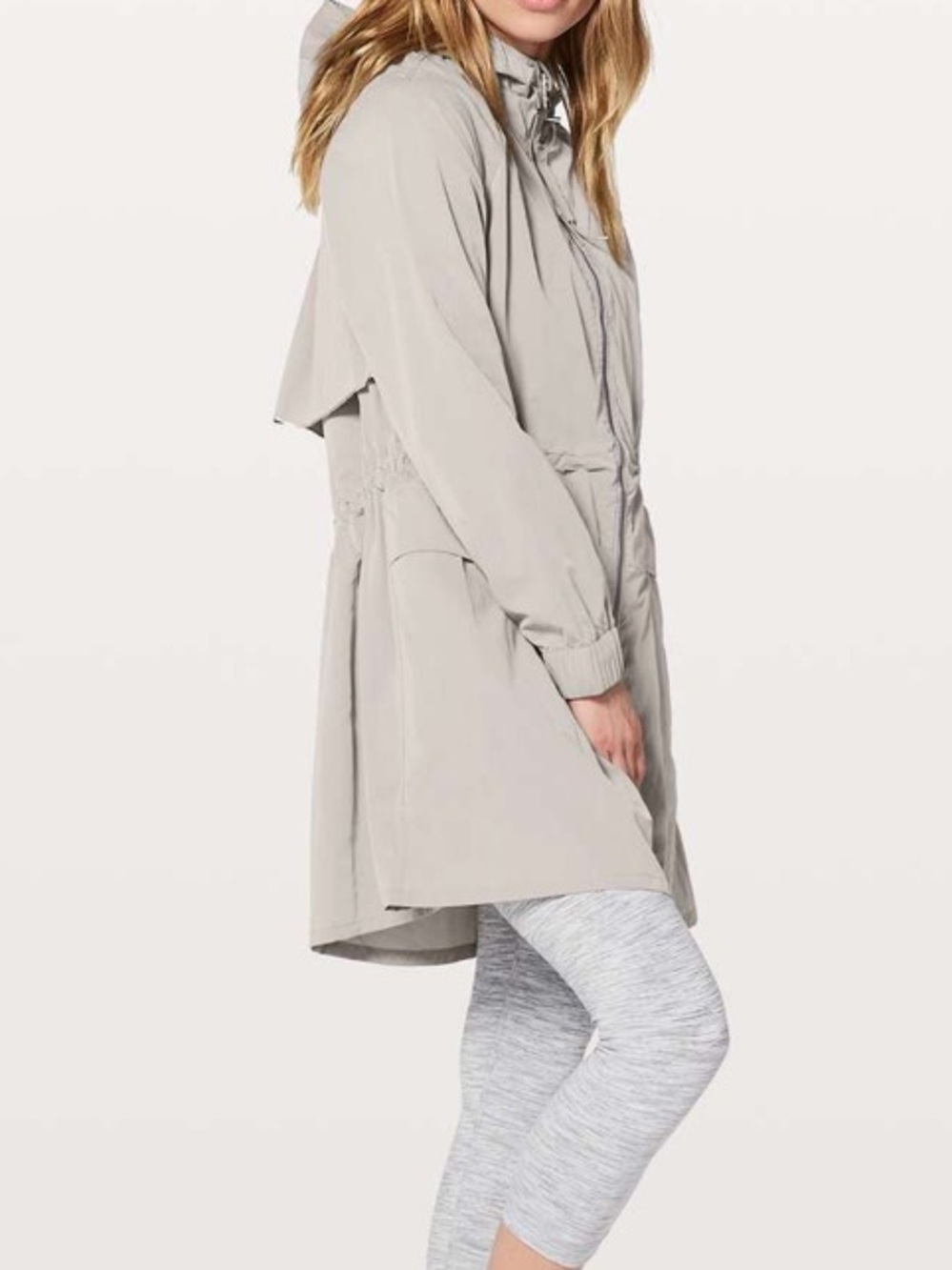 Lululemon Pack and Glyde jacket in a grey colorway. Water resistant 
Size 4 - Picture 3 of 11